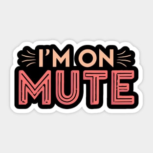 Mute Sticker